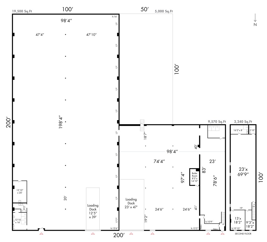 industrial – floor plans + layout design >illustration purposes ...